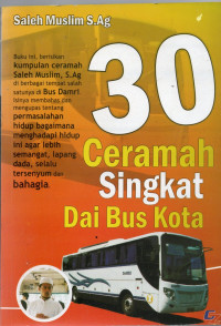 Image of 30 Ceramah Singkat Dai Bus Kota